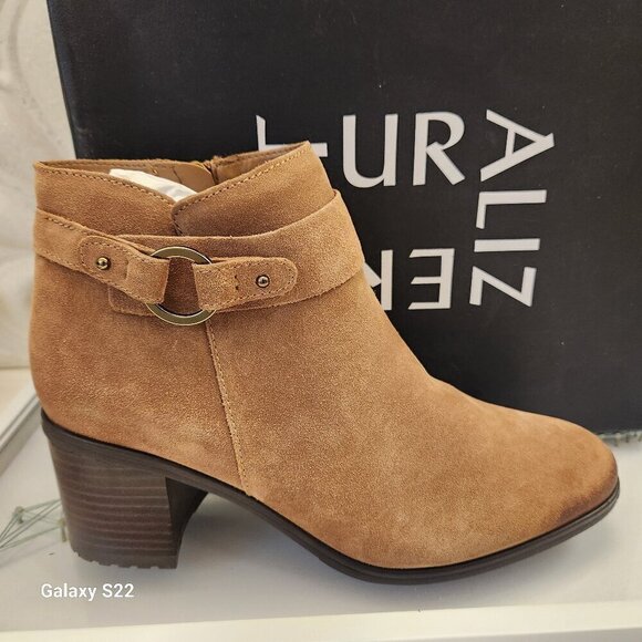 Naturalizer "Lydia" Brown Leather Booties. NIB. Size 9.5 - Picture 1 of 14
